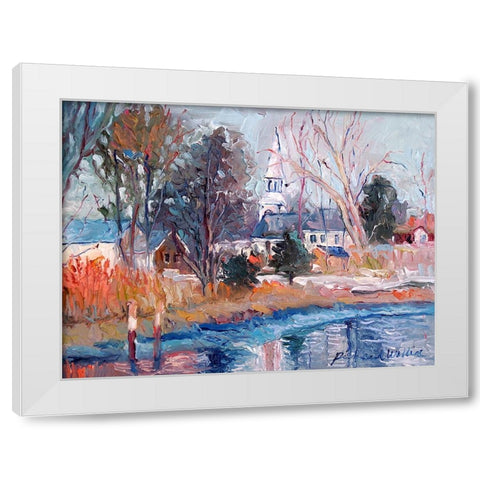 St. Paul White Modern Wood Framed Art Print by Wallich, Richard