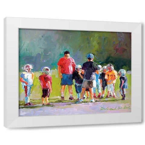 Super Bowl White Modern Wood Framed Art Print by Wallich, Richard