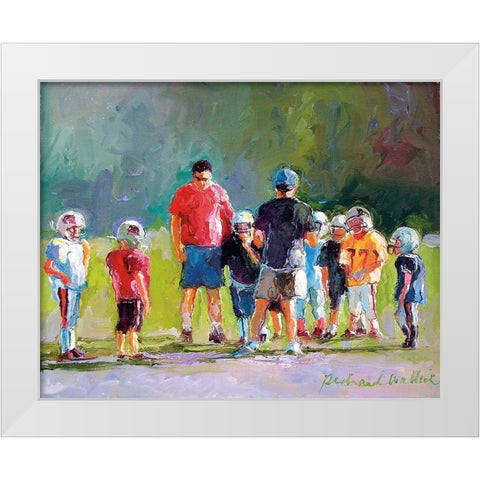 Super Bowl White Modern Wood Framed Art Print by Wallich, Richard