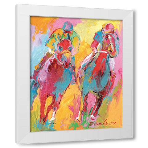 Roses White Modern Wood Framed Art Print by Wallich, Richard