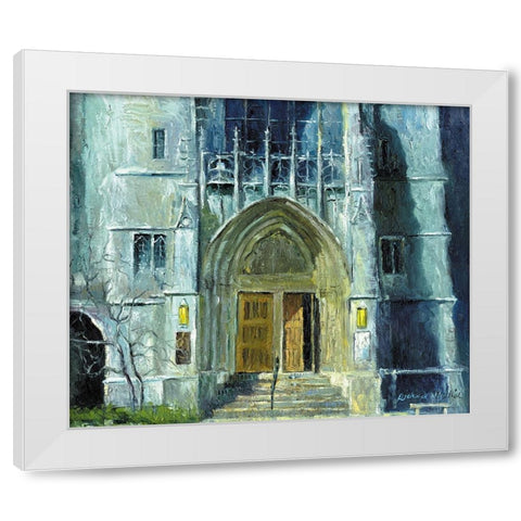 Chicago 1 White Modern Wood Framed Art Print by Wallich, Richard