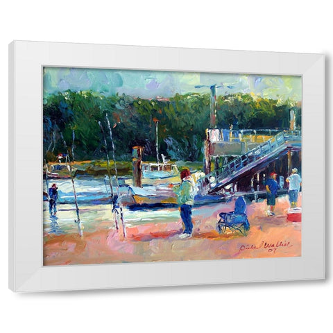 Saco White Modern Wood Framed Art Print by Wallich, Richard