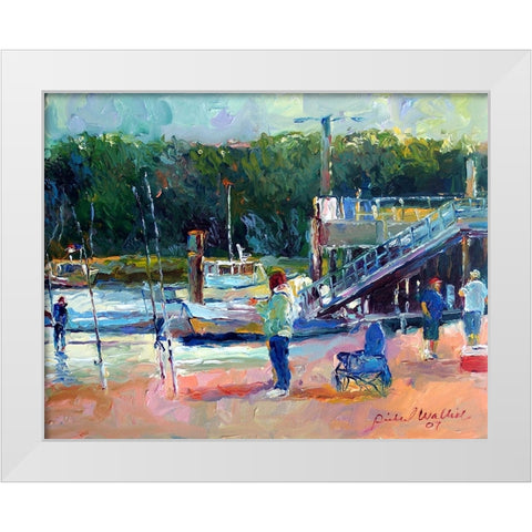 Saco White Modern Wood Framed Art Print by Wallich, Richard