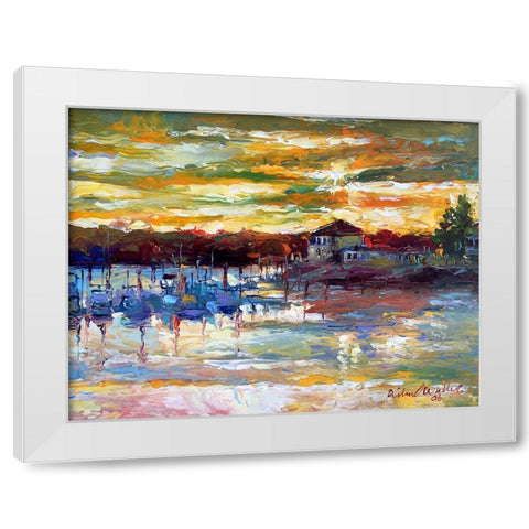 Saco10 White Modern Wood Framed Art Print by Wallich, Richard