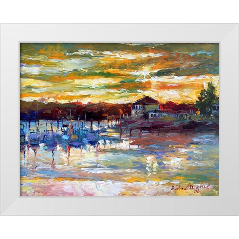 Saco10 White Modern Wood Framed Art Print by Wallich, Richard