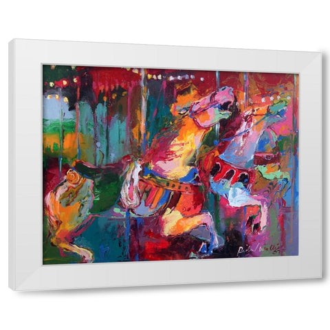 Car White Modern Wood Framed Art Print by Wallich, Richard