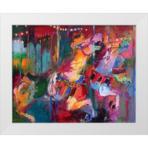 Car White Modern Wood Framed Art Print by Wallich, Richard