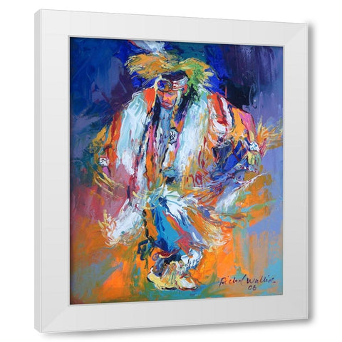 Po White Modern Wood Framed Art Print by Wallich, Richard