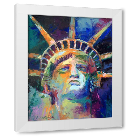 Statue White Modern Wood Framed Art Print by Wallich, Richard