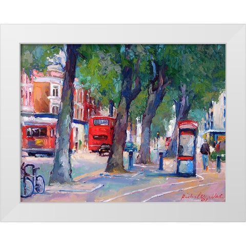 Chicago 6 White Modern Wood Framed Art Print by Wallich, Richard