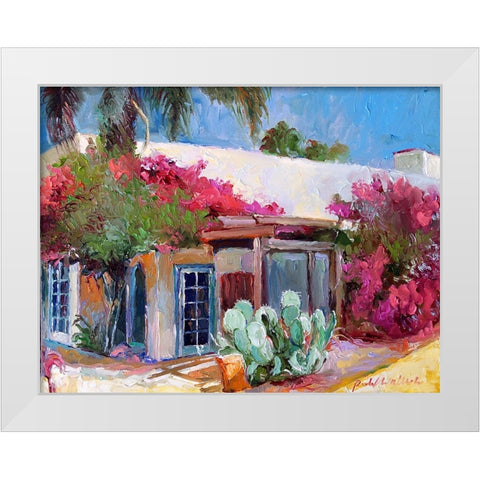 Oldtown White Modern Wood Framed Art Print by Wallich, Richard