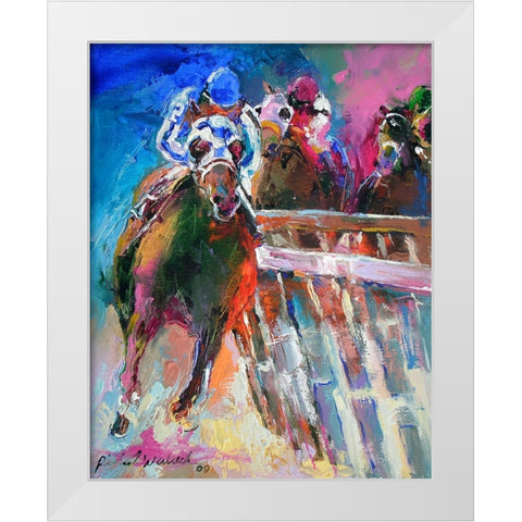 Last Leg White Modern Wood Framed Art Print by Wallich, Richard