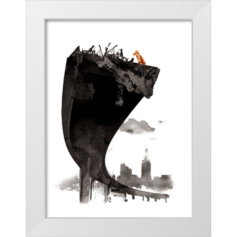 The Last Of Us White Modern Wood Framed Art Print by Farkas, Robert