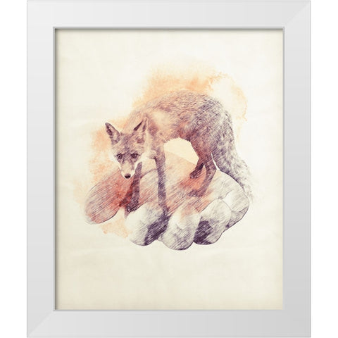 Im In Your Hands Now 3 White Modern Wood Framed Art Print by Farkas, Robert