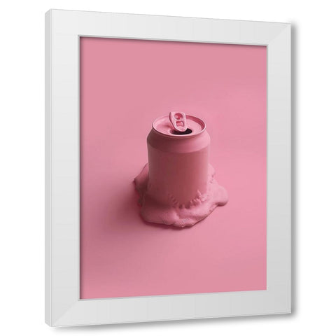 Melting Memories 01 White Modern Wood Framed Art Print by Farkas, Robert