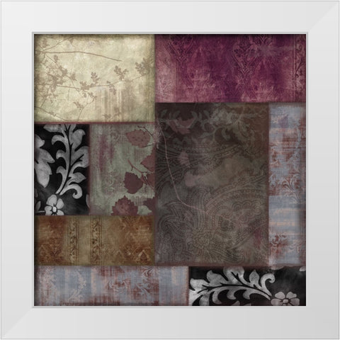 Colette III White Modern Wood Framed Art Print by Sasha