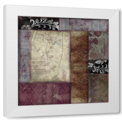 Colette IV White Modern Wood Framed Art Print by Sasha