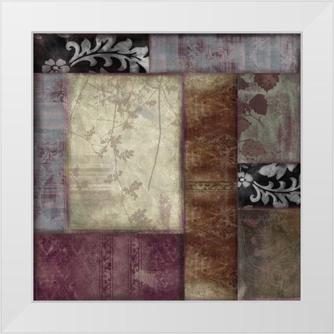 Colette IV White Modern Wood Framed Art Print by Sasha