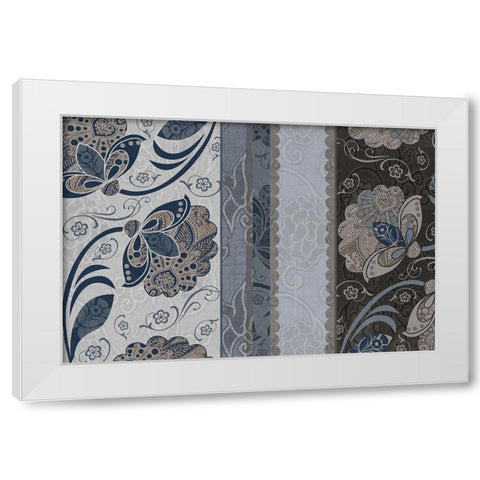 Elegante III White Modern Wood Framed Art Print by Sasha