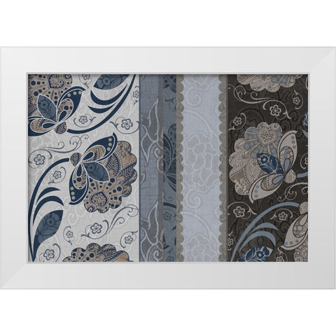 Elegante III White Modern Wood Framed Art Print by Sasha