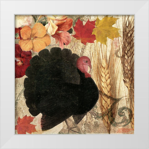 Harvest I White Modern Wood Framed Art Print by Sasha