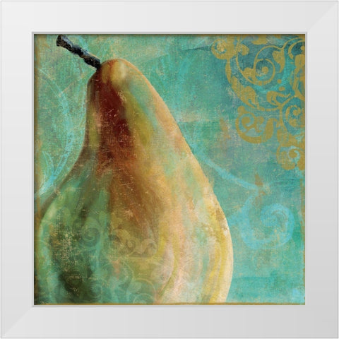 Fruit Palette I White Modern Wood Framed Art Print by Sasha