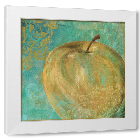 Fruit Palette II White Modern Wood Framed Art Print by Sasha