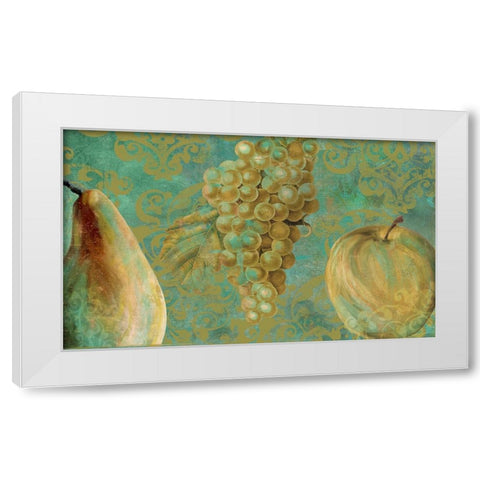 Fruit Palette IV White Modern Wood Framed Art Print by Sasha