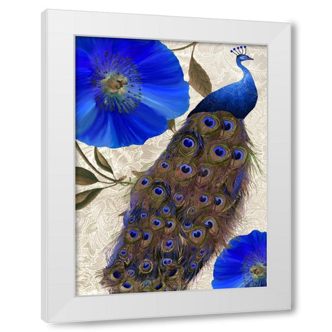 Plumage I White Modern Wood Framed Art Print by Sasha