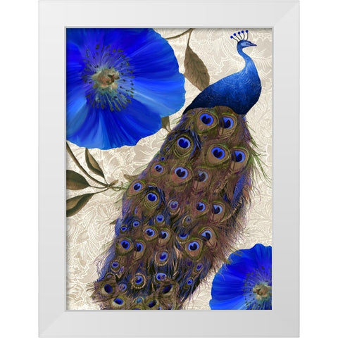 Plumage I White Modern Wood Framed Art Print by Sasha