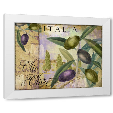Toscana I White Modern Wood Framed Art Print by Sasha