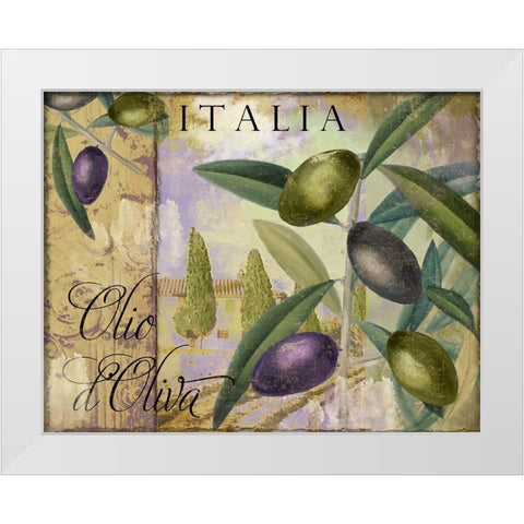 Toscana I White Modern Wood Framed Art Print by Sasha