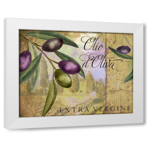 Toscana II White Modern Wood Framed Art Print by Sasha
