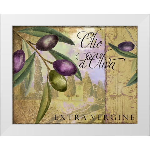 Toscana II White Modern Wood Framed Art Print by Sasha