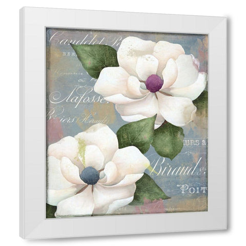 Southern Charms White Modern Wood Framed Art Print by Sasha