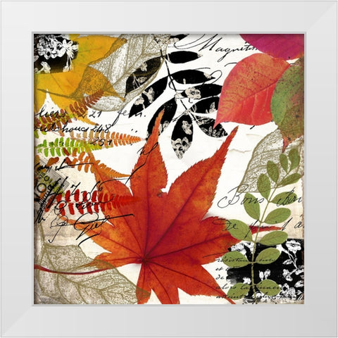 Equinox II White Modern Wood Framed Art Print by Sasha