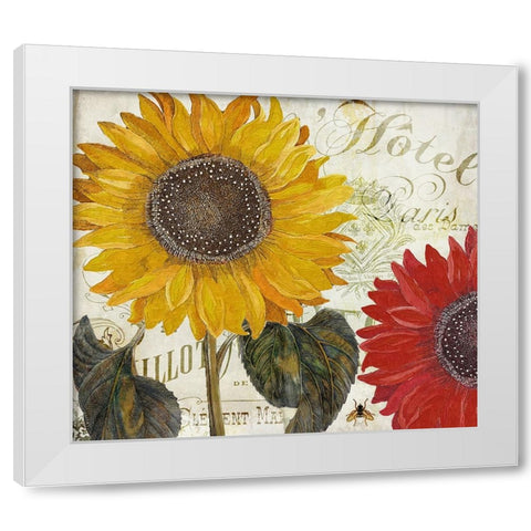 Sundresses I White Modern Wood Framed Art Print by Sasha