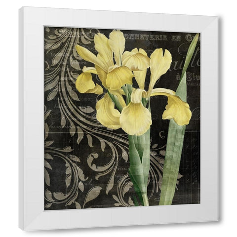 Ode To Yellow White Modern Wood Framed Art Print by Sasha