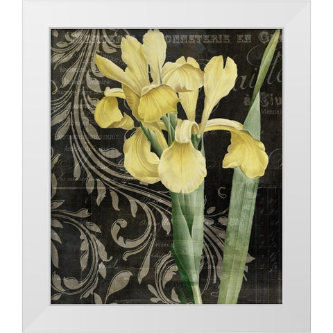Ode To Yellow White Modern Wood Framed Art Print by Sasha