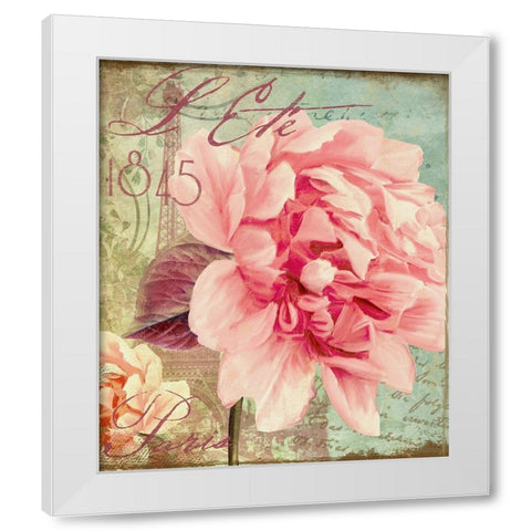 Saisons III White Modern Wood Framed Art Print by Sasha