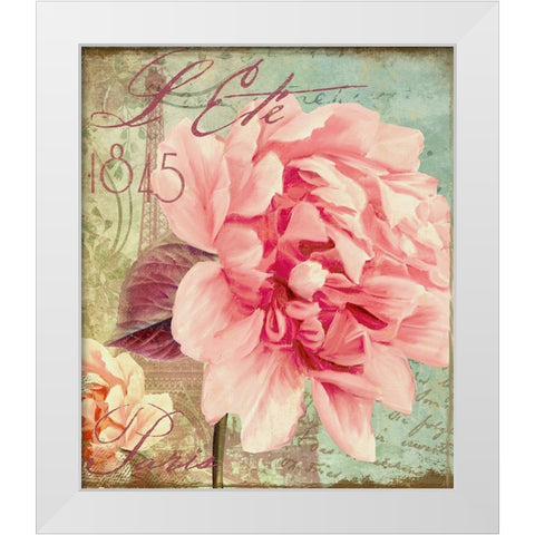 Saisons III White Modern Wood Framed Art Print by Sasha