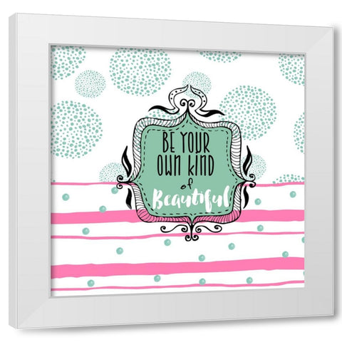 Soul Food III White Modern Wood Framed Art Print by Sasha