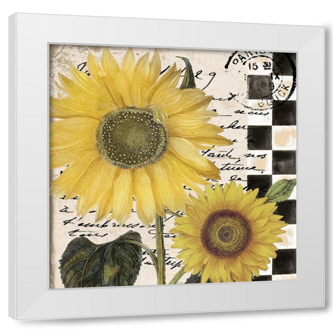 Late Summer I White Modern Wood Framed Art Print by Sasha