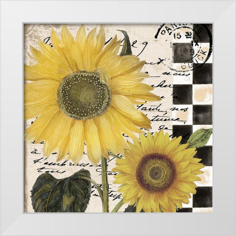 Late Summer I White Modern Wood Framed Art Print by Sasha