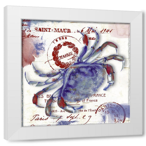 Oceania I White Modern Wood Framed Art Print by Sasha