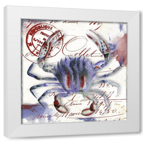 Oceania II White Modern Wood Framed Art Print by Sasha