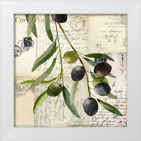 Olivia_I White Modern Wood Framed Art Print by Sasha