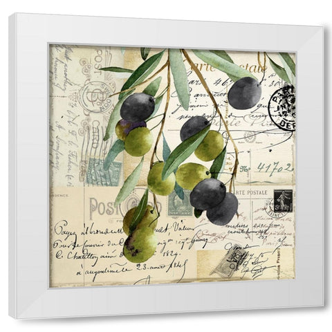 Olivia_II White Modern Wood Framed Art Print by Sasha