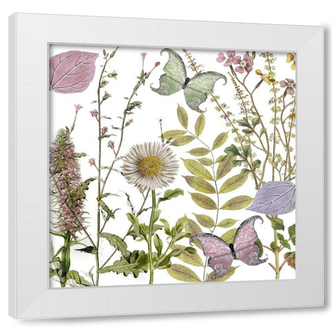 Botanique Refresh 2 White Modern Wood Framed Art Print by Sasha