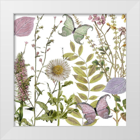 Botanique Refresh 2 White Modern Wood Framed Art Print by Sasha
